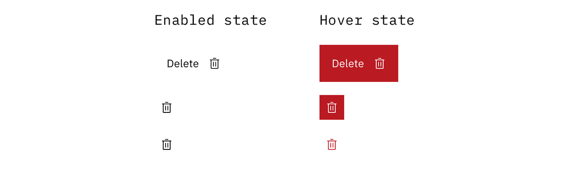 Low impact delete options requiring overrides to Carbon